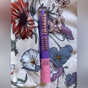 JEFFREY STAR frosting for dinner purple violet lilac lip gloss goth Lolita